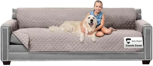 Vista 173 de Sofa Shield Funda de sofá con correa, reversible, resistente a las manchas y al desgarro, funda acolchada de microfibra, lavables, asiento de 62