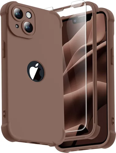 Vista 123 de ORETECH Funda para iPhone 11, con [2 protectores de pantalla de vidrio templado] [prueba de caídas de grado militar de 10 pies]