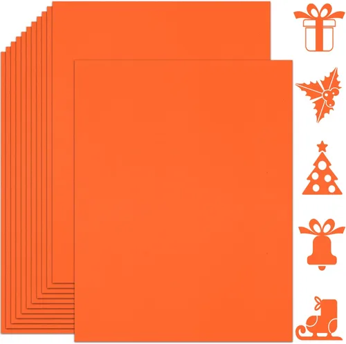 Vista 13 de 25 hojas de papel de cartulina negro 8.5'' x 11'', 250 g/m²/92 lb papel grueso para álbum de recortes, invitaciones, impresión y tarjetas DIY