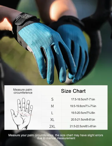 Vista 6 de INBIKE Guantes de ciclismo para bicicleta de carretera, guantes acolchados de gel con memoria para hombres y mujeres, guantes de ciclismo