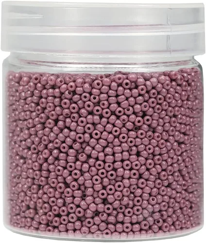 Vista 36 de Bala&Fillic Tamaño casi uniforme Cuentas de semillas redondas de color verde ejército de 2 mm Aproximadamente 10000 piezas/110 gramos en caja