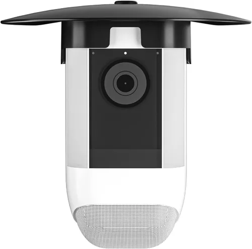 Vista 8 de HOLACA Cubierta de cámara con sombra de lluvia solar para cámara Spotlight Plus, funda protectora para protección contra rayos UV resistente, fácil