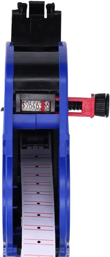 Vista 3 de FTVOGUE Máquina de etiquetado de precios, máquina de etiquetado manual Pistola de etiqueta de precio de 8 dígitos con cartucho, herramienta portátil