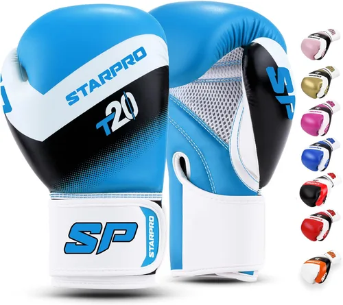 Vista 12 de Starpro Guantes de boxeo con soporte y protección inigualables para la muñeca, entrenamiento, muay thai, hombres y mujeres, varios colores y tamaños