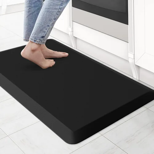 Vista 42 de KitchenClouds Alfombra de Cocina Acolchada Anti Fatiga 17.3"x28" Impermeable, Antideslizante, Alfombras de Pie y Comodidad para Escritorio/Piso