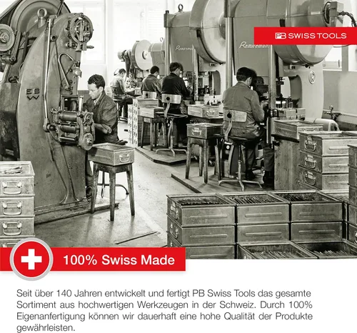 Vista 6 de PB Swiss Tools Bike Multitool PB 470 100% fabricado en Suiza, herramienta de bolsillo con brocas, llave Allen, adaptador de acero, palanca