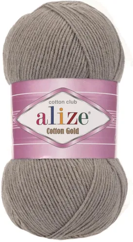 Vista 15 de 55% algodón 45% acrílico Alize Cotton Gold Yarn 1 madeja/bola 3.53 oz 360 yardas (1-crema)