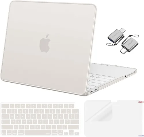 Vista 24 de MOSISO Compatible con MacBook Neo Case 13 pulgadas 2026 A3404 A18 Pro Chip Cristal cítrico