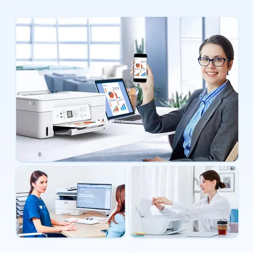 Vista 8 de LxTek - Cartuchos de tinta 902XL para impresoras HP, reemplazo compatible para cartuchos de tinta HP 902XL, paquete de 4 unidades, uso con impresora