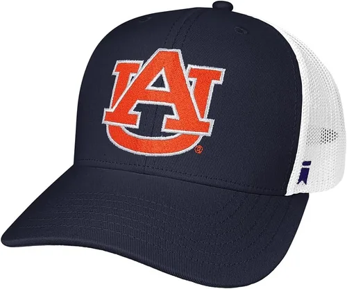 Vista 29 de Campus Lab Gorra de camionero ajustable con logotipo del equipo colegial, unisex, para hombres y mujeres Athletic Heather