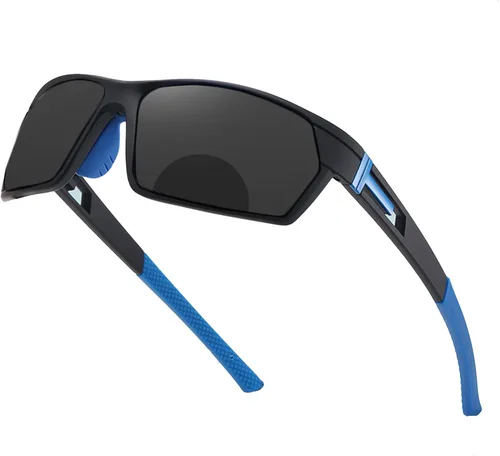 Vista 8 de willochra Gafas de sol bifocales para hombres y mujeres, para lectura envolvente, tintadas por el sol, ciclismo, conducción, lentes de sol