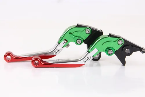 Vista 2 de Palancas Embrague Freno para Ducati 821 Monster 2014-2017 (Verde Rojo)