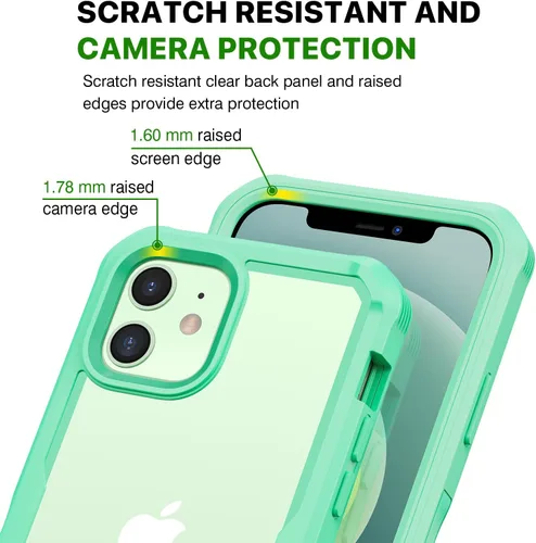Vista 112 de CENHUFO Funda de privacidad para iPhone 11 Pro, funda de cuerpo completo con protector de pantalla de privacidad de vidrio templado 9H integrado