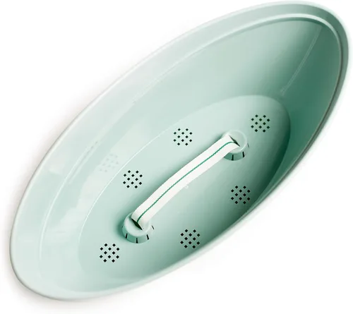Vista 9 de DECOPOTS Maceta de forma ovalada para plantas, maceta de jade con riego automático, maceta de interior, macetas de plástico con drenaje para todas