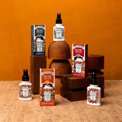 Vista 8 de Poo-Pourri Before-You-Go - Aerosol para inodoro, aire otoñal, 2 onzas líquidas, manzana crujiente, pino y aire fresco