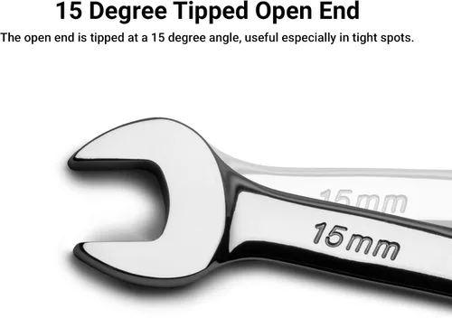 Vista 5 de Capri Tools Llave combinada de 12 puntos, métrica (6 mm)