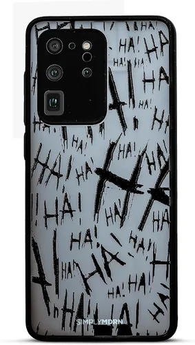 Vista 39 de SIMPLYMDRN Funda delgada para Samsung S23, diseño de Joker Haha, funda genial para hombre, funda de diseñador de villanos de superhéroes, delgada