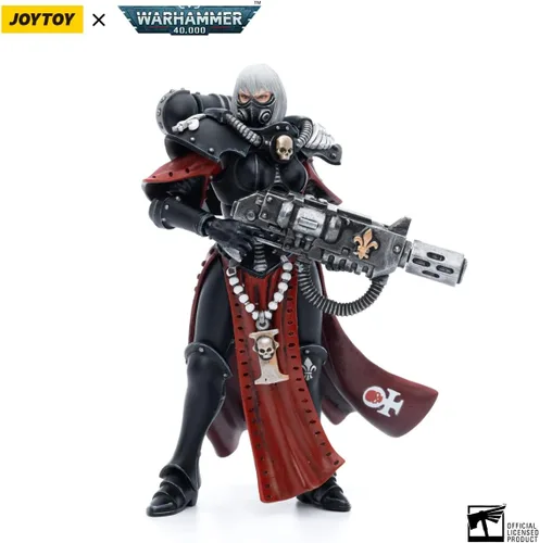 Vista 4 de Figuras de acción JoyToy 1/18 Warhammer 40k Mecha Joy Toy Modelo de Adepta Sororitas Hermana de Batalla Hermana Jurel