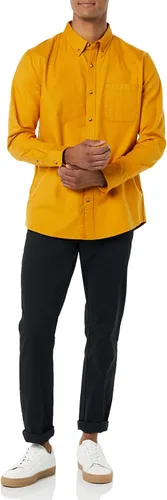 Vista 3 de Goodthreads Camisa elástica de manga larga con bolsillo para hombre
