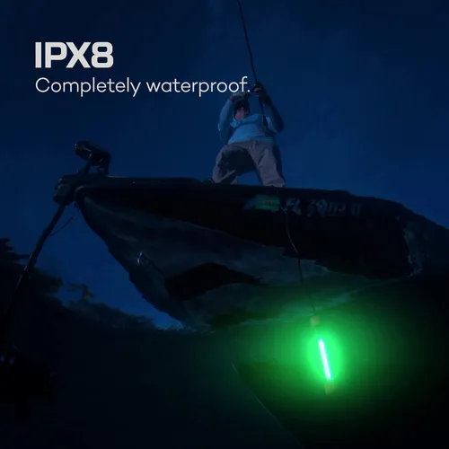 Vista 6 de NEBO Luz de Pesca Submarina LED y Luz de Muelle; IPX8 Impermeable; Luz de Pesca Nocturna para Crappie
