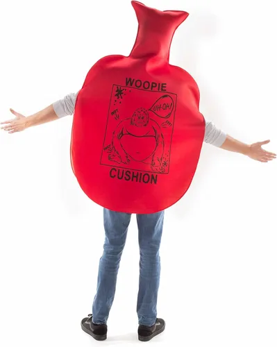 Vista 4 de Woopie - Disfraz de Halloween con diseño de pedo rojo, talla única