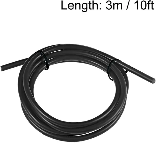 Vista 3 de uxcell Tubo de silicona, 1/8 pulgadas (0.118 in) de diámetro interior x 3/16 pulgadas (0.197 in) de diámetro exterior de 9.8 ft/10 pies, tubo