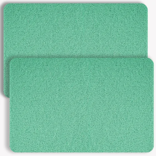 Vista 21 de Hargiis - Tapete antideslizante de secado rápido para tina y ducha, tapete exfoliante para pies, para baño, cocina u hotel, beige, 24 x 16 pulgadas