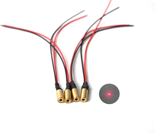 Vista 10 de módulo láser de luz roja 650nm módulo láser industrial longitud focal ajustable (cross-2packs)