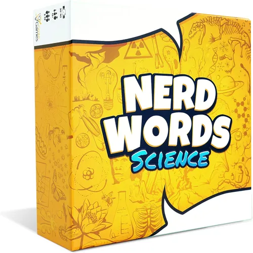 Vista 4 de Genius Games Nerd Words: ¡Ciencia! Juegos de grupo para adultos Juegos de fiesta para familias, niños, adolescentes, aulas