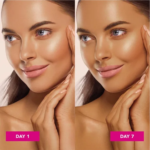 Vista 4 de Jergens Natural Glow - Crema hidratante de bronceado instantáneo sin sol y brillo natural autobronceador facial, protector solar facial SPF 20, tono