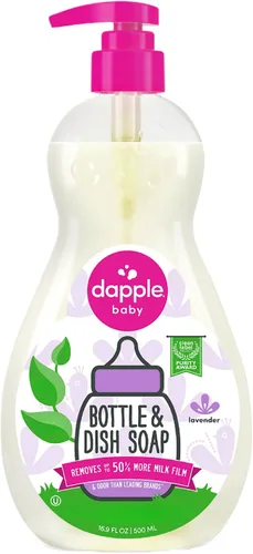 Vista 13 de Repuesto para líquido para lavar platos y botellas de bebé Dapple, sin fragancia, 34 onzas líquidas, DP-035B, 2