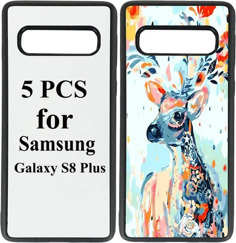 Vista 15 de JUSTRY Funda protectora para Samsung Galaxy A20/A30, de goma suave, antihuellas, antihuellas, antideslizante, para bricolaje, 5 unidades FUNDA