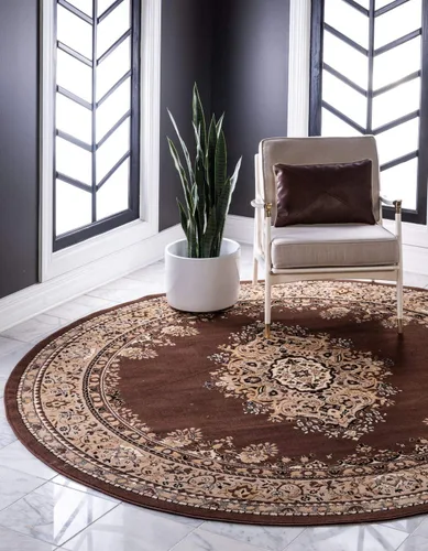 Vista 55 de Unique Loom - Alfombra de área estilo persa tradicional de la colección Reza, de 2 pies 2 pulgadas x 3 pies, colores negro y beige