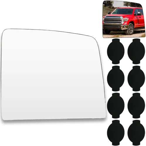 Vista 12 de OCPTY Espejo de remolque eléctrico calentado derecho del lado del pasajero espejo de remolque apto para 2007-2017 para Toyota para Tundra con luz