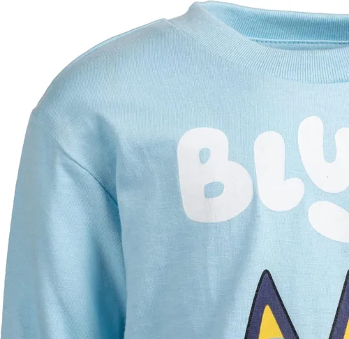 Vista 6 de Bluey Bingo Chilli Mom Bandit Dad Long Sleeve Matching Family T-Shirt Toddler to Adult