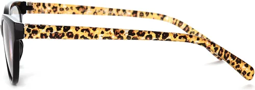 Vista 3 de Betsey Johnson womens Kai Glasses Blue Light Glasses, Cheetah, 40mm US