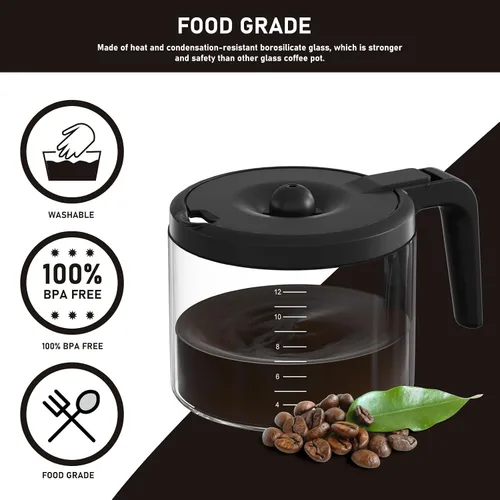 Vista 5 de Repuesto de cafetera de 12 tazas compatible con los modelos Keurig 5000 K-Duo Essentials y K-Duo Essentials para cafeteras calientes y frías