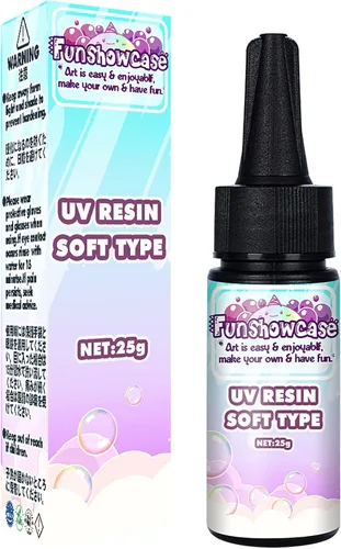Vista 8 de Pegamento transparente suave de resina UV, curación de luz solar ultravioleta para fabricación de joyas, decoración de manualidades, fundición