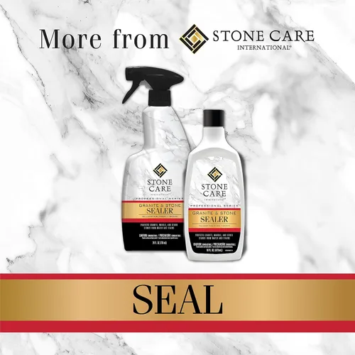 Vista 8 de Stone Care International Granite Clean, Shine & Protect - Limpia pulidores y protege superficies de piedra, granito, cuarzo, mármol, piedra caliza