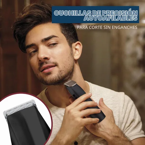 Vista 3 de Recortador Wahl de bigote y barba, Negro