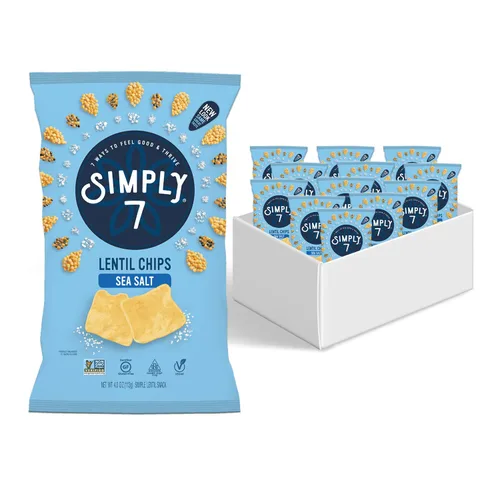 Vista 9 de Simply 7 - Botana de chips de lentejas