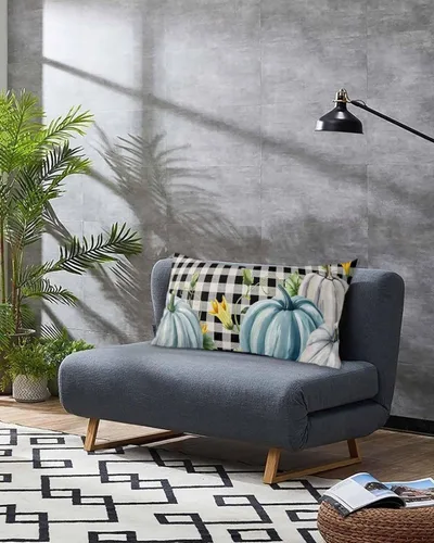 Vista 3 de Fundas de almohada de tamaño King de Acción de Gracias, fundas de almohada suaves decorativas para sofá y lumbar con cierre de sobre, otoño verde