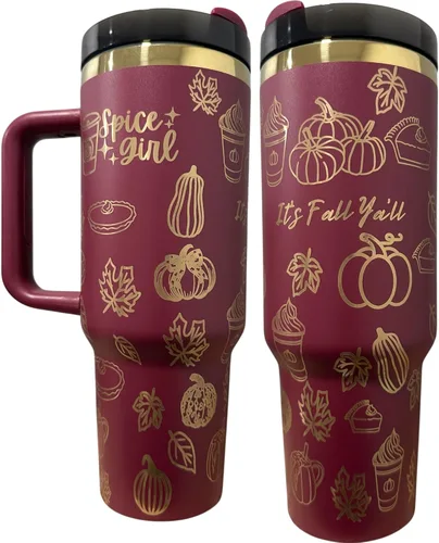 Vista 17 de Botella de agua de acero inoxidable de 40 oz taza Longhorn Bottle Bull Tumbler Cow Gift Western Water Bottle Cup (24oz Cream(90)-Longhorn (D35))