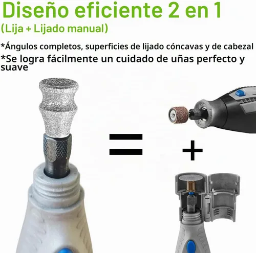 Vista 2 de Diamond Dremel - Accesorio para amoladora de uñas para perro, broca giratoria de diamante para el cuidado de uñas de perros y mascotas, rueda de 1/8