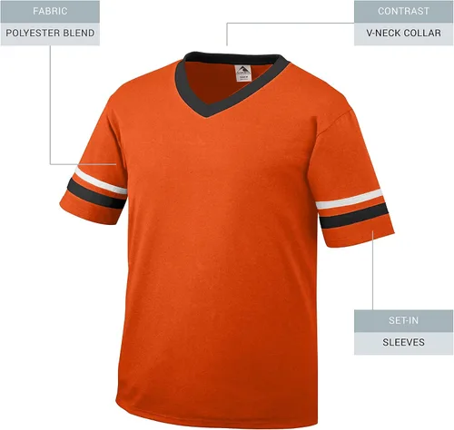 Vista 77 de Augusta Sportswear Jersey de rayas de manga para hombre