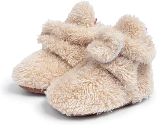 Vista 169 de Sawimlgy - Botines de algodón antideslizantes para recién nacido, con agarre, para cuna o para el invierno