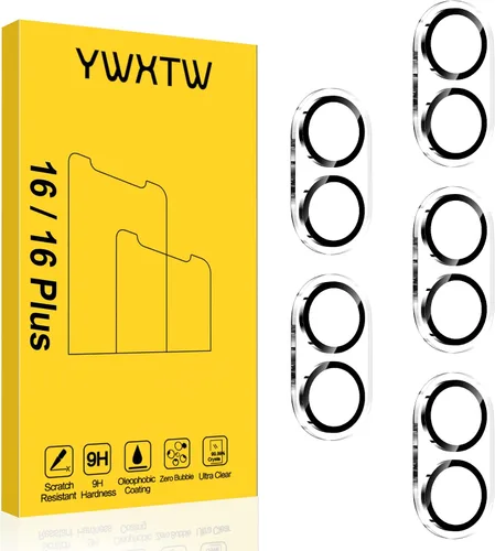 Vista 22 de YWXTW Protector de lente de cámara para iPhone 17 Pro, cobertura completa, protector de pantalla de lente de vidrio templado para iPhone 17 Pro