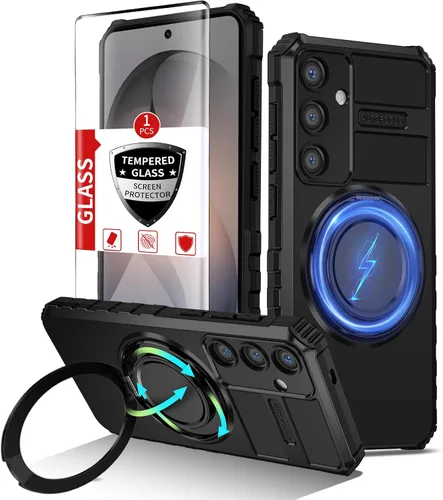 Vista 88 de Funda magnética para Samsung Galaxy Note 20 Ultra compatible con carga inalámbrica MagSafe, con 1 protector de pantalla, anillo de soporte integrado