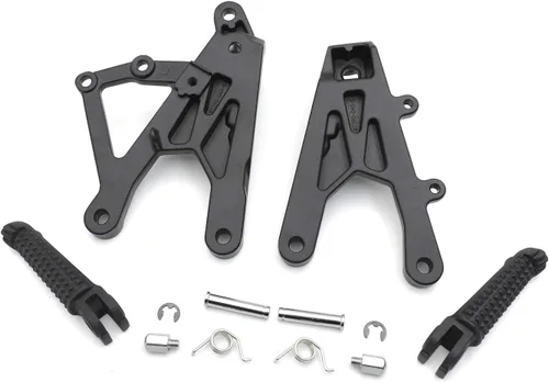 Vista 3 de Soporte de pie delantero negro compatible con YZF R1 R1S R1M 2015-2018 [P/N: MT390-046-BK]