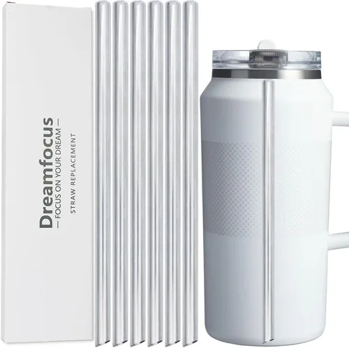 Vista 9 de Dreamfocus Stanley Quencher ProTour - Vaso de repuesto de acero inoxidable para popote de 14 onzas
